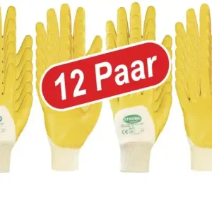 (12 Stk) Nitril-Handschuhe Gr. 10 Yellowstar Neu