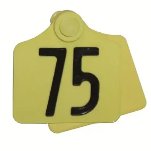 Markenprodukt PrimaFlex-Ohrmarken Gr. 1 gelb 276 - 300 (46 x 44 mm)