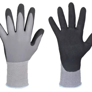Nur Heute Handschuh Gr.9 ATLANTA grau/schwarz