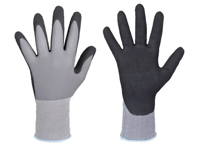 Solange Der Vorrat Reicht Handschuh Gr.8 ATLANTA grau/schwarz