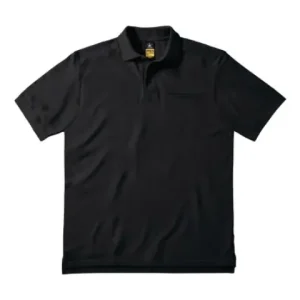 Preisreduziert Polo-Shirt M schwarz mit Brusttasche