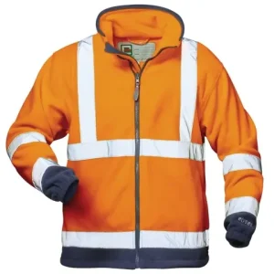 Fleecejacke M BENEDIKT orange Jetzt Kaufen