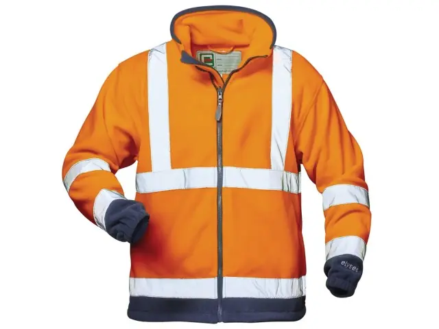 Fleecejacke M BENEDIKT orange Jetzt Kaufen