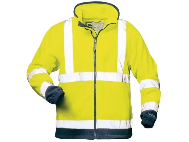 Fleecejacke S BENEDIKT gelb Versand Am Gleichen Tag