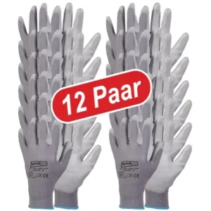 Nur Heute (12 Stk) Handschuhe grau Gr 10