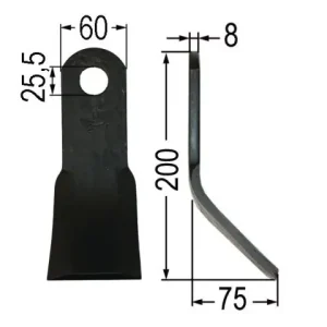 Aktuell Y-Messer L = 200, Dm = 25,5 mm zu Vu.N, Vigolo
