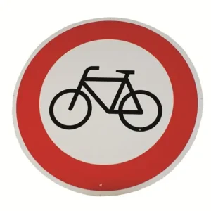 Abverkauf Verbotsschild Fahrverbot Radfahren verboten