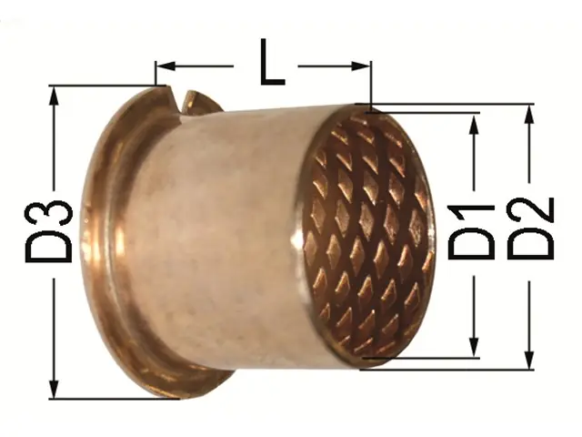 Bundbuchse 50 / 55 / 65 x 30 mm Massivbronze Bestseller