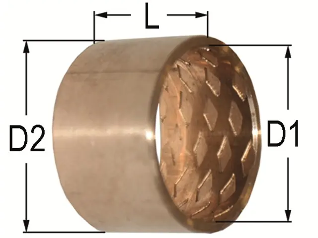 Nur Für Kurze Zeit Zylinderbuchse 40 / 44 x 20 mm Massivbronze
