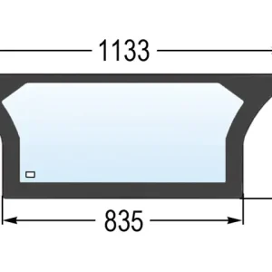 Garantierte Lieferung Heckscheibe unten zu Deutz-SLH 00105210020