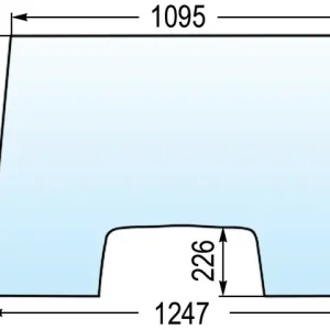 Versand Am Gleichen Tag Frontscheibe zu MF 3475992M1