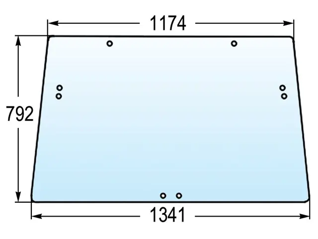 Frontscheibe zu JD L78726, L212277 Top-Seller