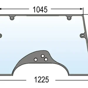 Frontscheibe zu CNH-Steyr 134671090,134671060 Saisonangebot