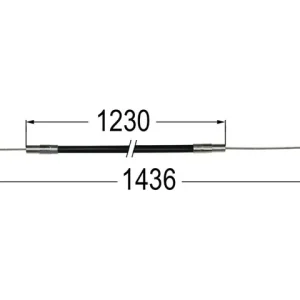 Preisknaller Bowdenzug zu Aebi FT4516305, 1010919