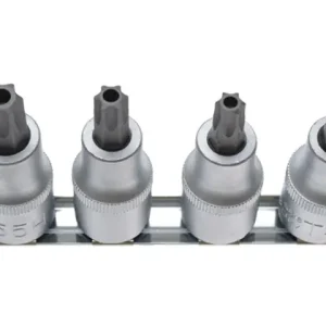 T-Profil Biteinsatz-Set mit Bohrung, T40-T55 (1/2")4-tlg. Mega-Angebot