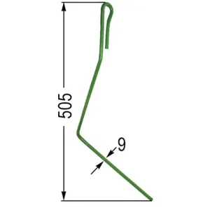 Striegelzinke außen re. zu Amazone 963437 Exaktstriegel II/III 952588 Versand Am Gleichen Tag