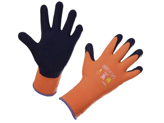 Kinderhandschuh orange 4-6 Heißes Angebot