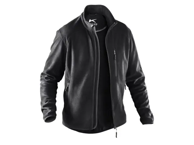 Super-Preis Fleecejacke XS schwarz