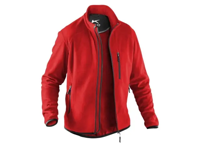 Direkt Vom Hersteller Fleecejacke XL mittelrot