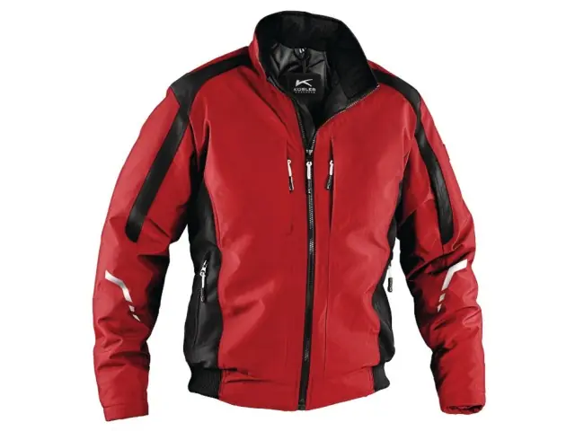 Wetterblouson XXL mittelrot-schwarz Kracherpreis
