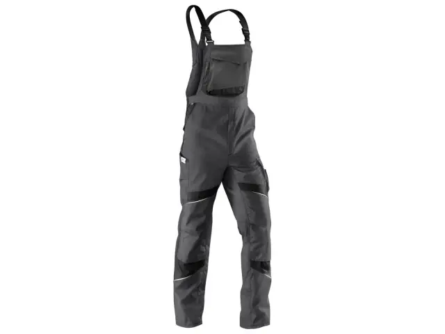 Markenprodukt Latzhose 62 anthrazit-schwarz ACTIVIQ