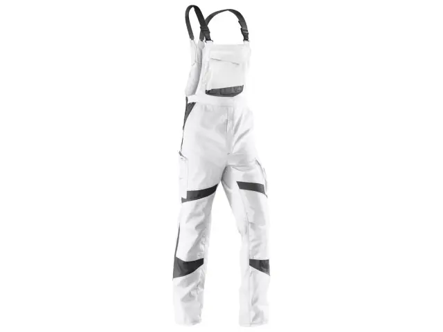 Top-Preis Latzhose 114 weiß-anthrazit ACTIVIQ