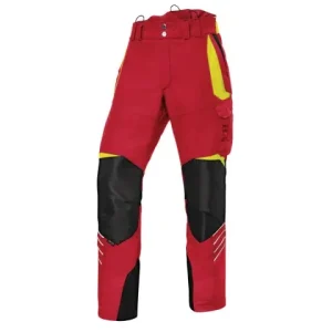 KÜBLER Schnittschutzhose PSA 2 S-82 rot/warngelb Knallerangebot