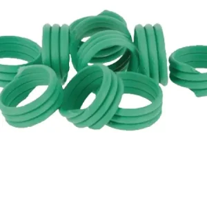 (20 Stk) Spiralringe Dm= 16mm grün Abverkauf