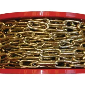 Kette Langglieder 5685(C) - 4 x 32 mm Rolle 30 MT gelb verchromt Neue Kollektion