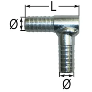 Schlauchverbinder L DM=12 mm-12 mm L=40 mm Mega-Angebot