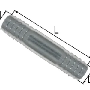 Sale Schlauchverbinder Gerade DM = 6 mm L = 55 mm