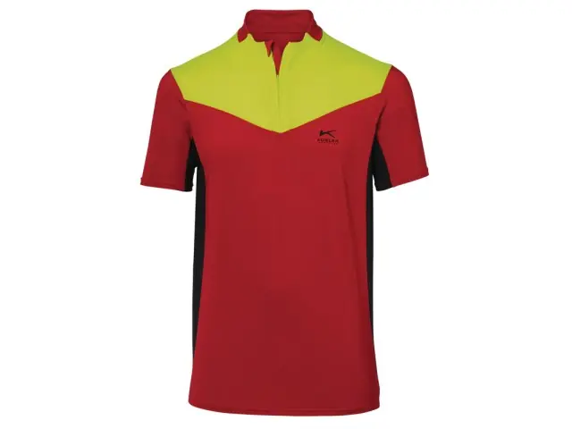 Letzte Chance KÜBLER FOREST Funktionsshirt rot/warngelb XXL