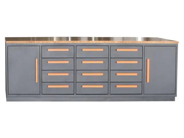 Werkbankschrank 285 x 67 x 90 cm Billig