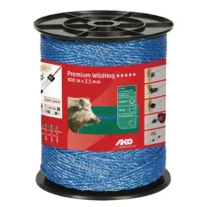 (400 m) AKO Premium-WildHog Weidezaunlitze blau Top-Angebot