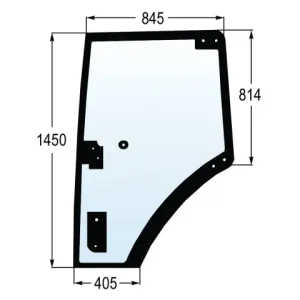 Türscheibe li. zu Fendt 931812033040 Heißes Angebot