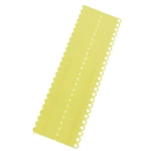 Letzte Chance Ohrmarke-Twintag gelb 50 Stk neutral