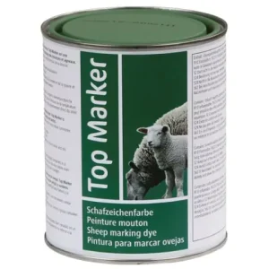Geprüft Schafzeichenfarbe 1 kg, grün