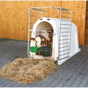 Beliebt Calfhouse PE mit Zaun, UV+ mit zusätzlichem UV-Schutz