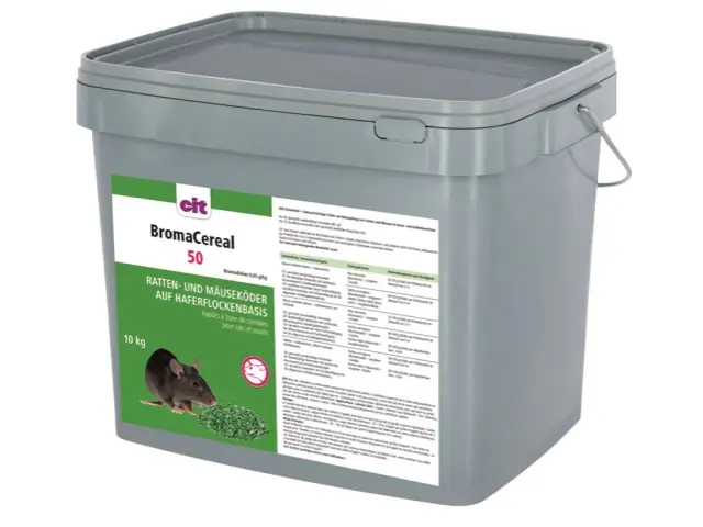 Rattenköder Broma Cereal Hafer 50, 10kg-Eimer, Bromadiolon (Sachkunde erforderlich!) Finale Aktion