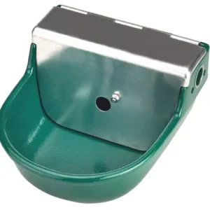 Schwimmer-Tränkebecken, SN190, Niederdr.,2l,pulverbesch. grün Super-Preis