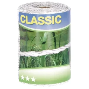 (250 m) Classic Weidezaunlitze, weiß, 6x 0,20 Niro Neue Kollektion