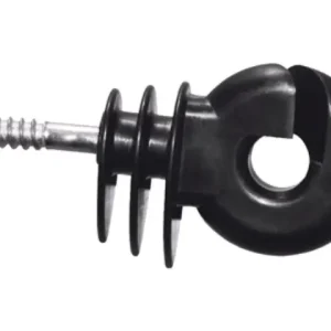 (25 Stk) Ringisolator BIG schwarz kurze Stütze Begrenztes Angebot