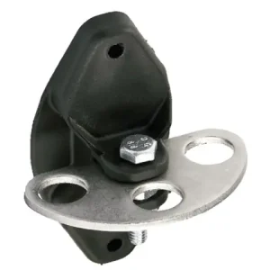 (2 Stk) Torgriffisolator VARIO schwarz im Blister Super-Preis
