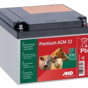 Premium AGM Batterie 32 AH (C100) Schneller Versand
