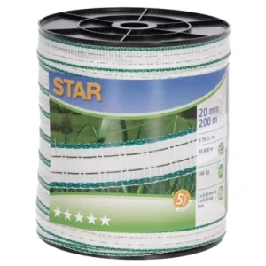 (200 m) Star Breitband, 20mm, weiß/grün,2xCu 0,30+4xNi 0,30 Begrenztes Angebot