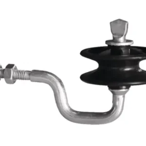 Abverkauf (25 Stk) Eckrolle - Isolator Stütze mit metr.M6 Gewinde