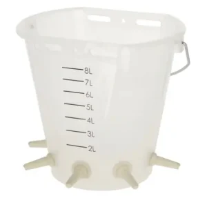 Mega-Angebot Lammeimer weiß transparent mit 5 Little Softy Saugern