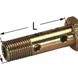 Zertifiziert Hohlschraube 22 x 1,5 L = 72 mm