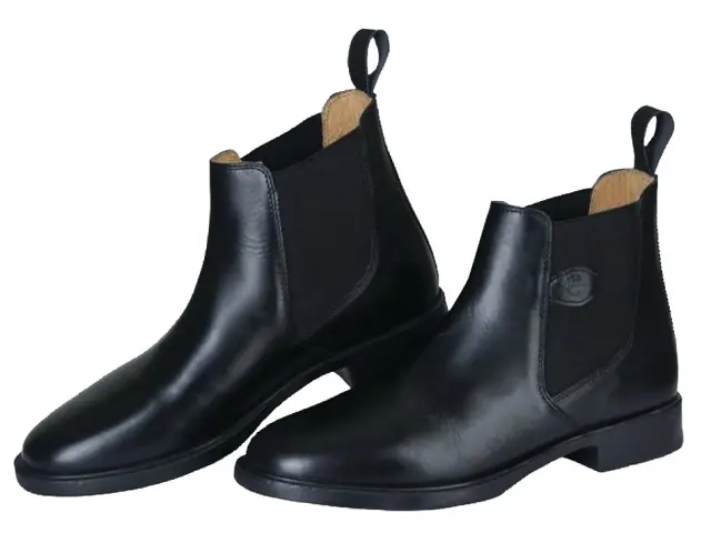Reitstiefelette Classic, Gr.38 Leder schwarz Billig