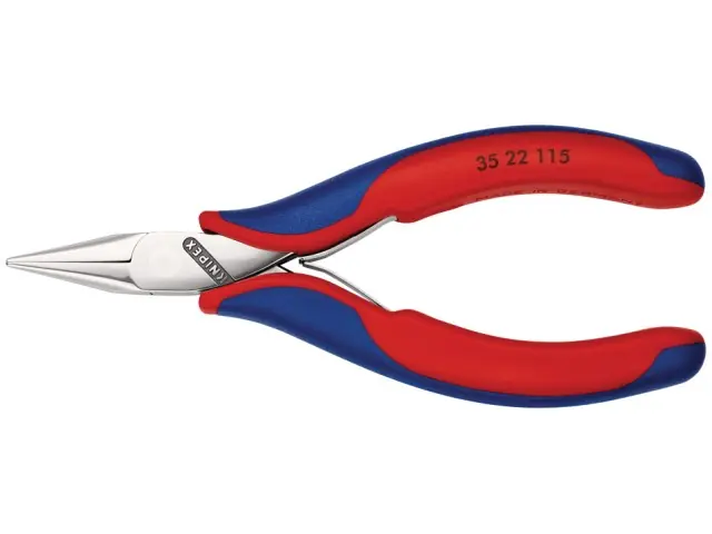 Jetzt Bestellen Elektronik-Greifzange Knipex 115 mm flach runde Backen
